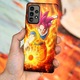 A tok kompatibilis a Samsung Galaxy A73 5G Super Saiyan God Goku modellel, szilikon, TPU, Viceversa