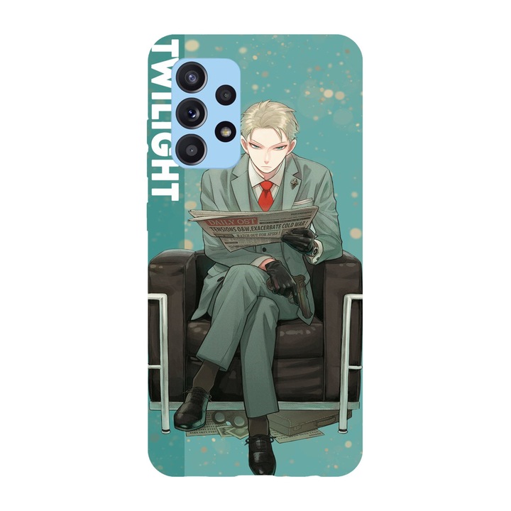 Husa compatibila cu Samsung Galaxy A71 model Twilight Forger Spy x Family, Silicon, TPU, Viceversa