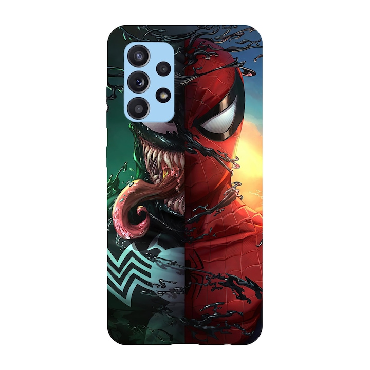 Кейс съвместим с Samsung Galaxy A51 5G модел Venom x Spiderman, силикон, TPU, обратното