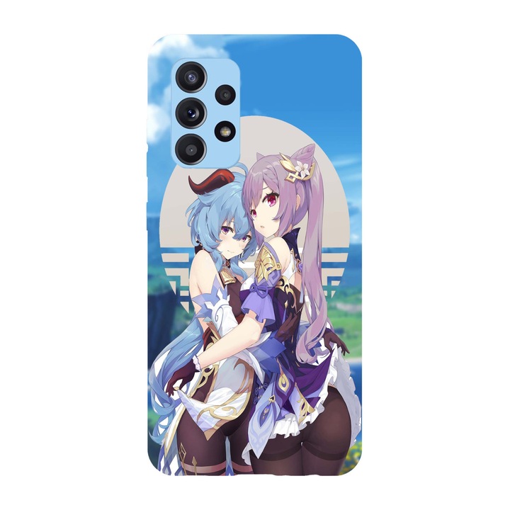 Калъф, съвместим с модел Samsung Galaxy A72 5G Keqing Genshin Impact, Silicon, TPU, Viceversa