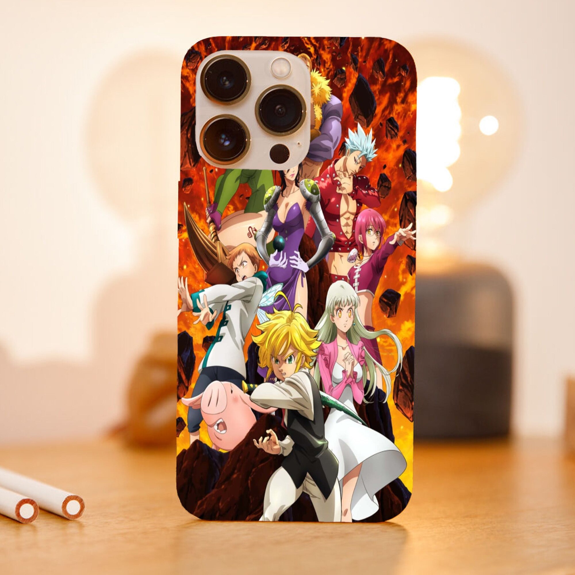 A tok kompatibilis az Apple iPhone 13 Pro modell 7 Deadly Sins Anime,  szilikon, TPU és fordítva - eMAG.hu