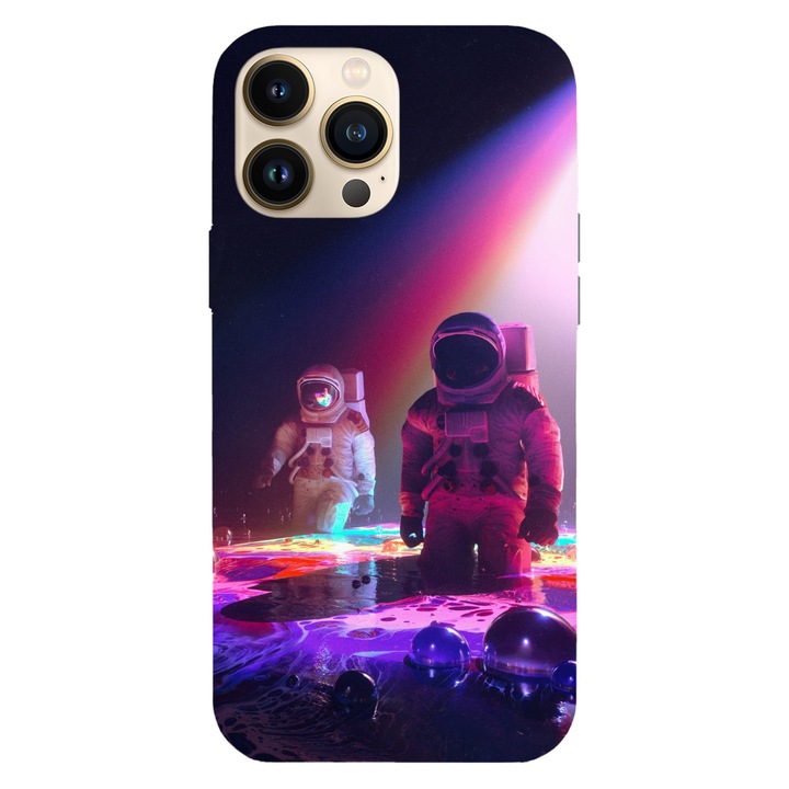 Калъф, съвместим с Apple iPhone 11 Pro Max модел Deep space art, силикон, TPU, обратно