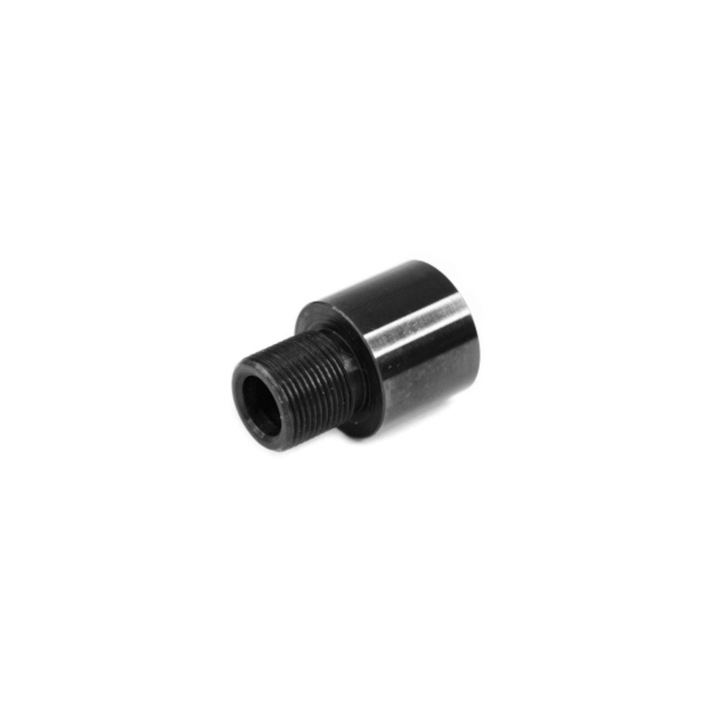 Adaptor amortizor filet exterior 1 / 2-20 UNF filet interior 1 / 2-28 UNEF, negru, otel