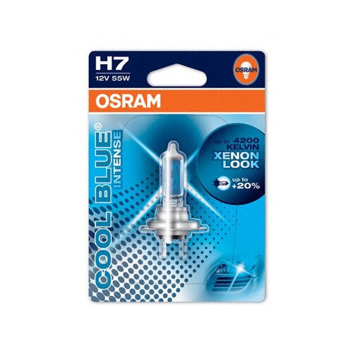Bec auto halogen OSRAM 12V Cool Blue Intense H7 PX26d 1 buc