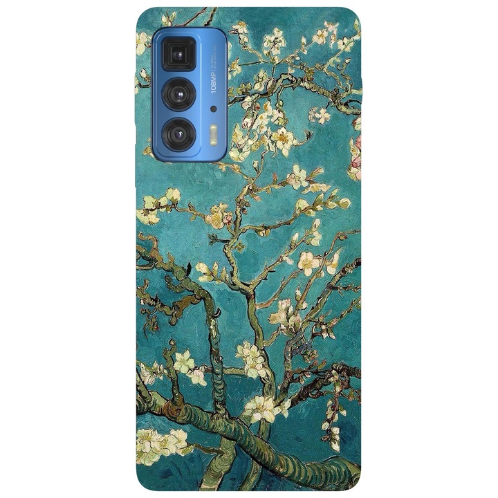 Кейс съвместим с модел Motorola Moto G50 Almond Blossoms Van Gogh, силикон, TPU, обратното