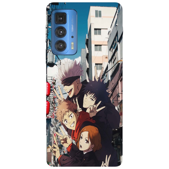 Кейс съвместим с Motorola Moto G51 5G модел Jujutsu Kaisen Anime, силикон, TPU, обратното
