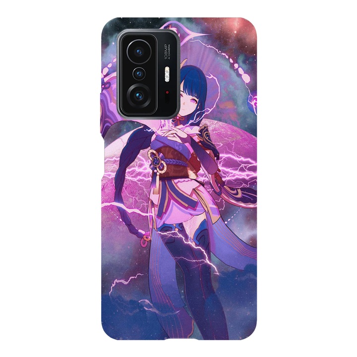 Капак, съвместим с Xiaomi 11T Pro модел Baal Genshin Impact, силикон, TPU, обратното