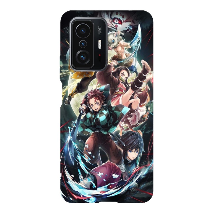 Кейс съвместим с модел Xiaomi Mi 11 Demon slayer Battle with demons, Силикон, TPU, Обратно