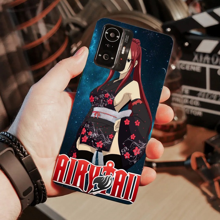 A tok kompatibilis a Xiaomi 11T Erza Scarlet Fairy Tail modellel, szilikon, TPU, fordítva