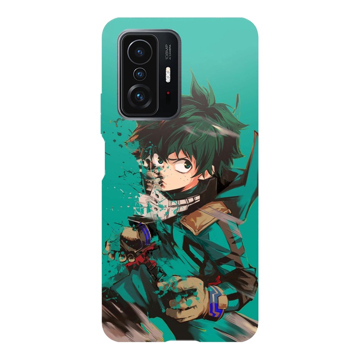 Капак, съвместим с модел Xiaomi Redmi Note 11 Pro Izuku Midoriya My Hero Academia, силикон, TPU, обратно