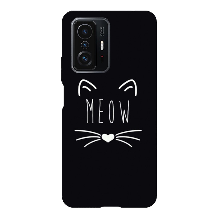 Капак, съвместим с модел Xiaomi Redmi Note 11 Pro Meow, силикон, TPU, обратно