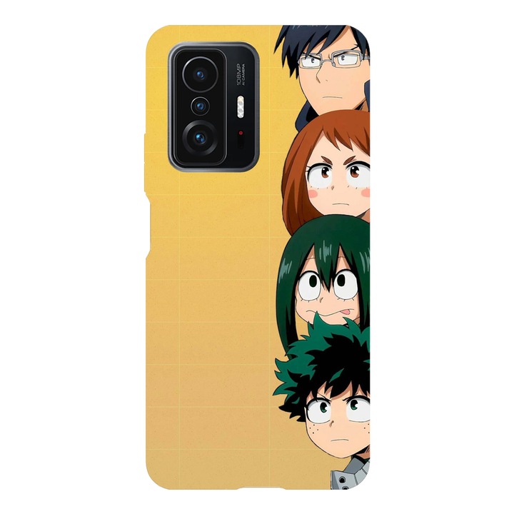 Калъф, съвместим с Xiaomi Mi 10T Pro модел My hero academia anime, силикон, TPU, обратното