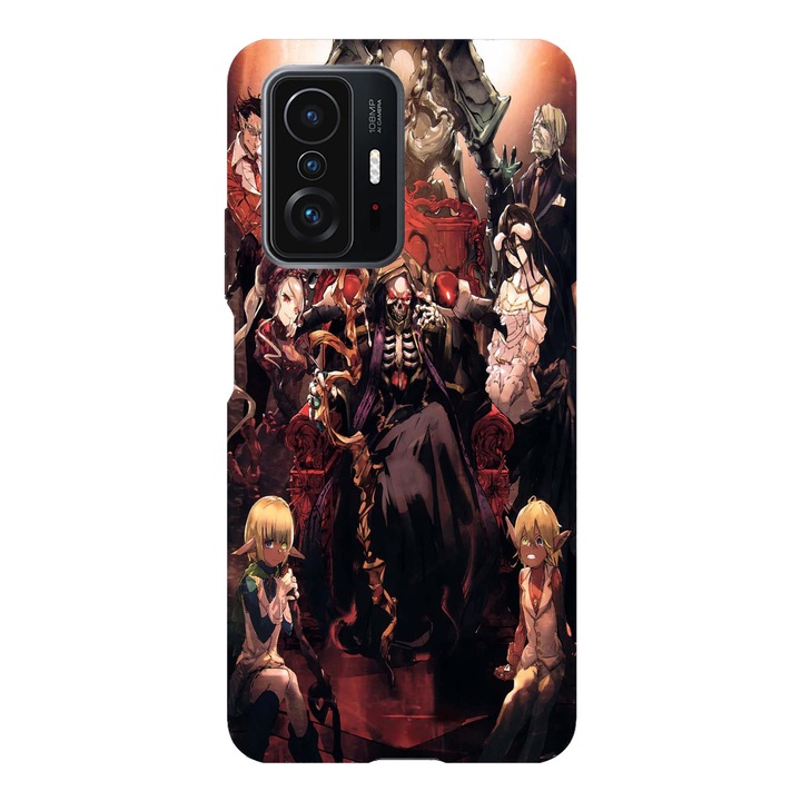 Кейс съвместим с Xiaomi Mi 10T модел Overlord Anime, Silicon, TPU, обратното