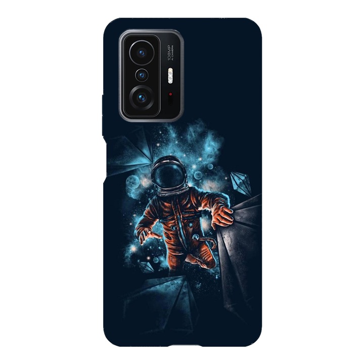 Кейс съвместим с модел Xiaomi Mi 11i Reaching into the stars, силикон, TPU, обратното