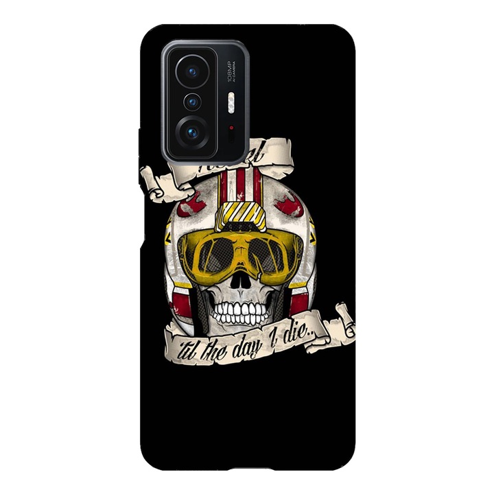 Капак, съвместим с Xiaomi Redmi Note 11 Pro модел Rebel till the day I die, силикон, TPU, обратното