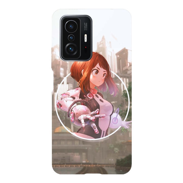 A tok kompatibilis a Xiaomi Mi 11i Uraraka Ochako My hero Academia modellel, szilikon, TPU, fordítva