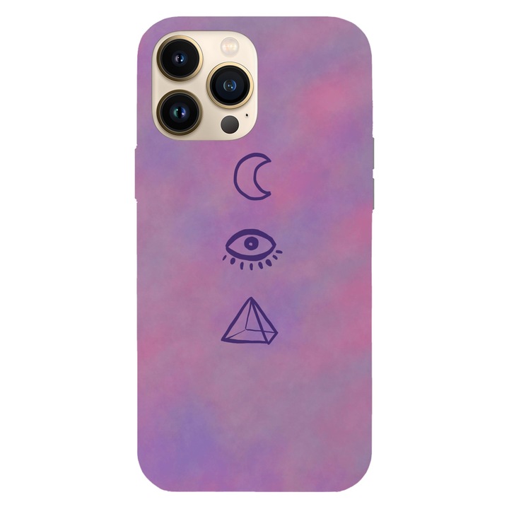 Husa compatibila cu Apple iPhone 15 Pro Max model I see everything, Silicon, TPU, Viceversa