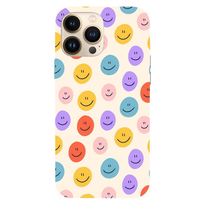 Husa compatibila cu Apple iPhone 15 Pro Max model Just smile, Silicon, TPU, Viceversa