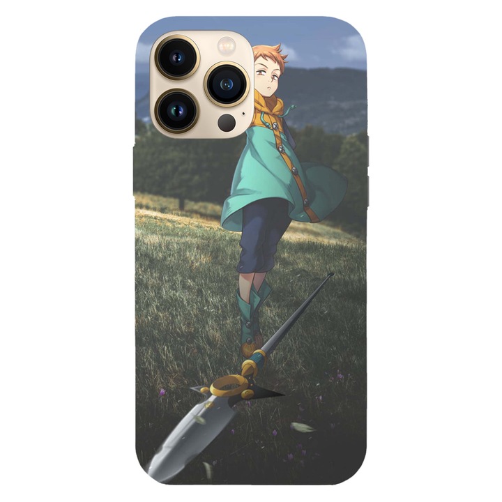 Кейс съвместим с Apple iPhone 15 Plus модел King 7 Смъртни грехове, Силикон, TPU, Обратно