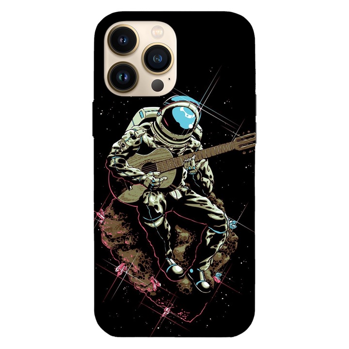 Кейс съвместим с Apple iPhone 15 Pro Max модел Space concert, Силикон, TPU, Обратно