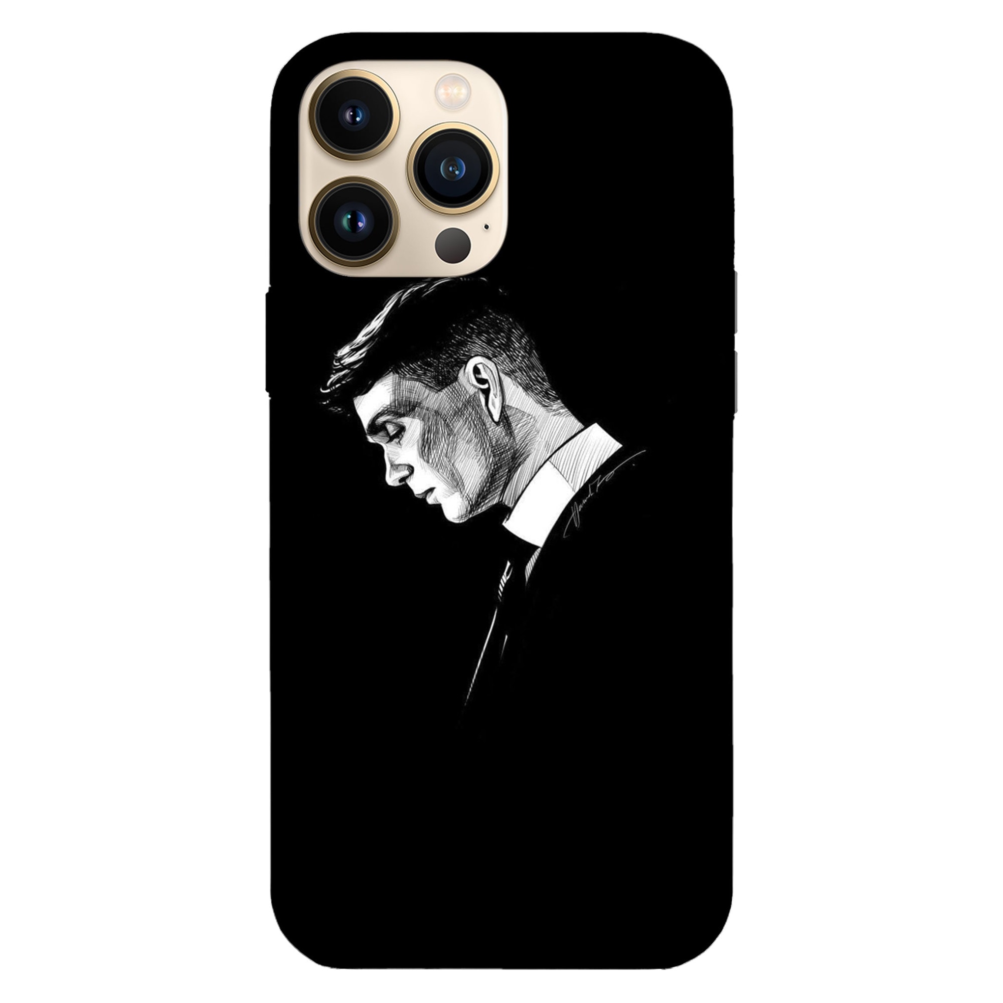 Husa compatibila cu Apple iPhone 12 Mini model Thomas Shelby, Silicon, TPU,  Viceversa 