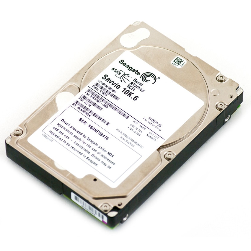 Seagate Savvio 10K.6 600GB SAS 2台セット HDD Server Seagate Savvio 10k.6 ST600MM0006, 600GB, SAS II