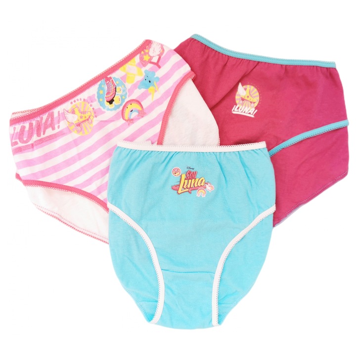 3 pár bugyi szett Soy Luna DQE3023 12751, Többszínű