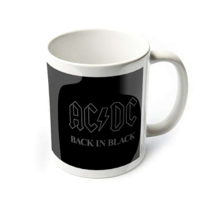 Bögre AC/DC - Hátlap fekete, 315 ml