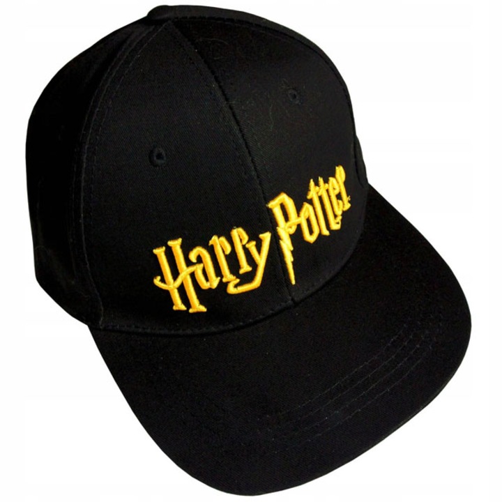 Sapca copii, Harry Potter, Bumbac, Negru, 56 cm