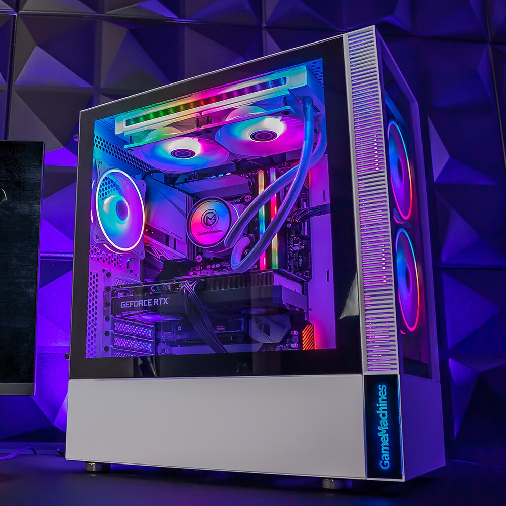 Sistem Desktop PC Gaming, GameMachines Element Snow Edition, Intel Core ...