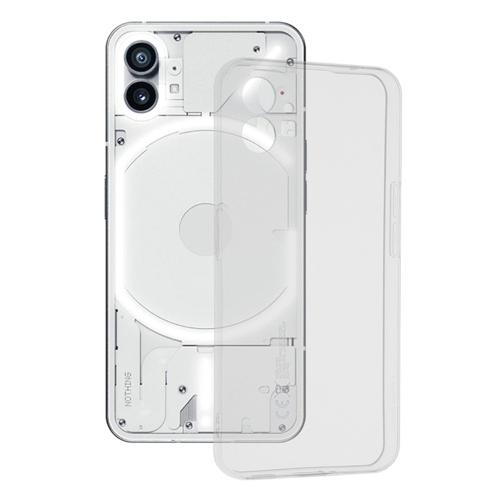 AZIAO Clear Protection Case for Nothing Phone 1, Invisible Trend, Diamond Hexa Anti-Drop Technology, Perfect Fit, Transparent