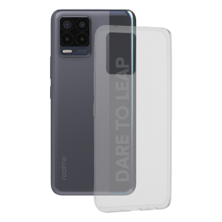 Кейс за Realme 8 4G / 8 Pro 5G - Clear Silicone - Прозрачен
