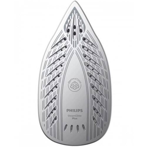 Statie de calcat, Philips, PSG6020/30, 2400 W, 6.5 bar, SteamGlide Plus, Alb/Violet