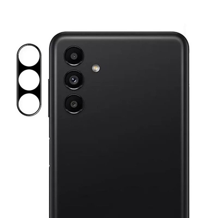 Kamerafilm Samsung Galaxy A14 4G / A14 5G telefonhoz, Techsuit teljes kameraüveg, fekete