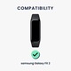 Комплект 2 каишки за Samsung Galaxy Fit 2, Kwmobile, многоцветен, силикон, 54204.02