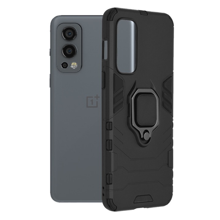 Кейс за OnePlus Nord 2 5G, Techsuit Silicone Shield, черен