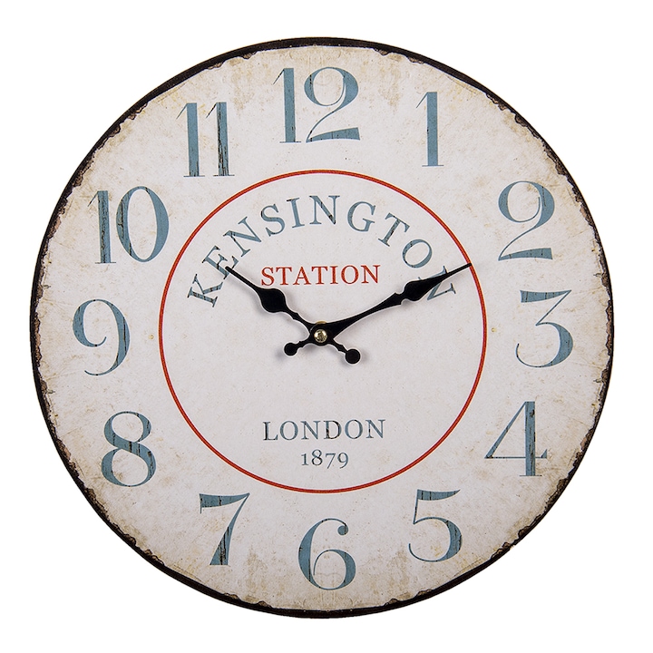 Стенен часовник Кенсингтън 34х4 см