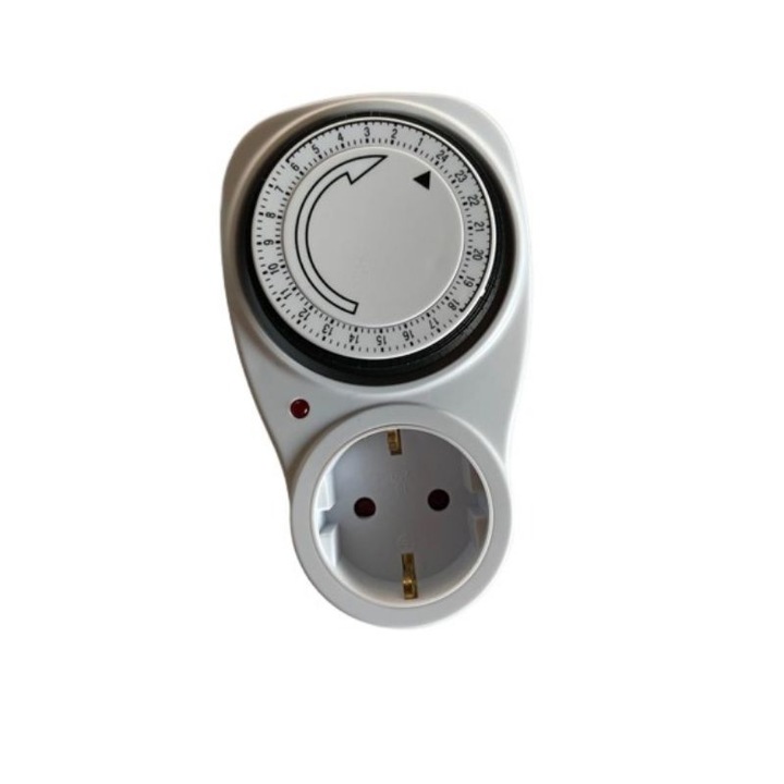 Priza economica programabila mecanica min.15 minute, 16A, GF-048