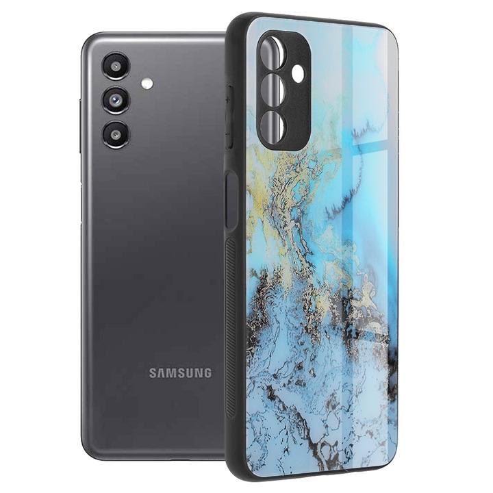 Калъф за телефон за Samsung Galaxy A13 5G, Glaze Series, Techsuit, Blue Ocean