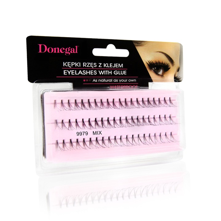Donegal tincses műszempilla mix, 60 tincs, ragasztóval