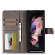 Samsung Galaxy Z Fold4, CaseMe tok, finom bőr, pénztárca típus, mágneses záródás, álló, Szürke