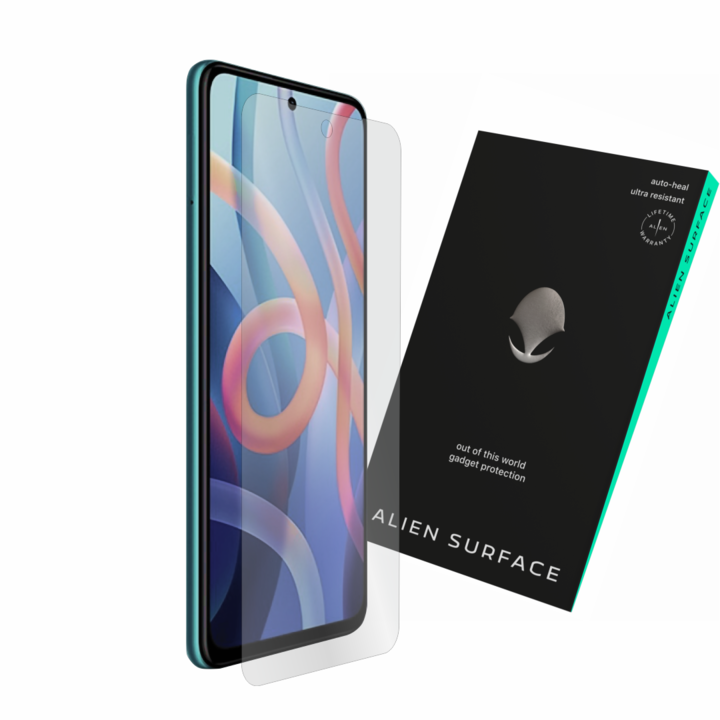 Alien Surface, Xiaomi Redmi Note 11, képernyővédő fólia, case friendly