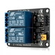 Set 3 Module releu cu 2 canale pentru Arduino Raspberry Pi, Kwmobile, Multicolor, Componente electronice, 38813