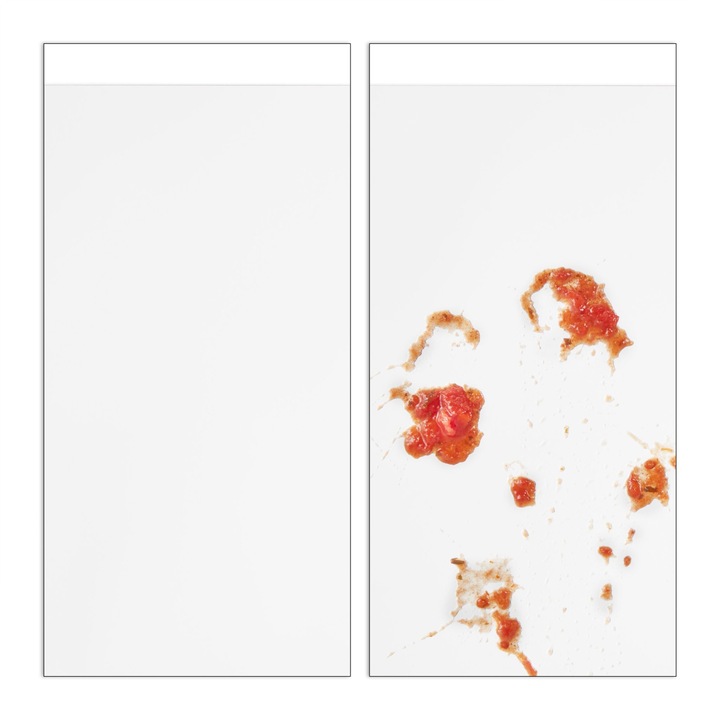 Panou din sticla securizata pentru bucatarie, protectie aragaz, antistropire, Relaxdays, transparent, 60 x70 cm