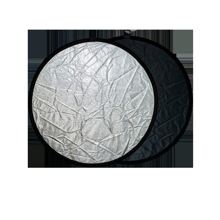 Blenda rotunda 2in1 silver-black 110cm