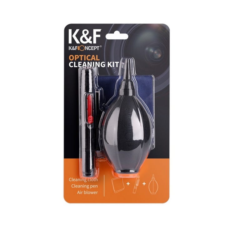 Kit curatare K&F Concept obiectiv si senzor