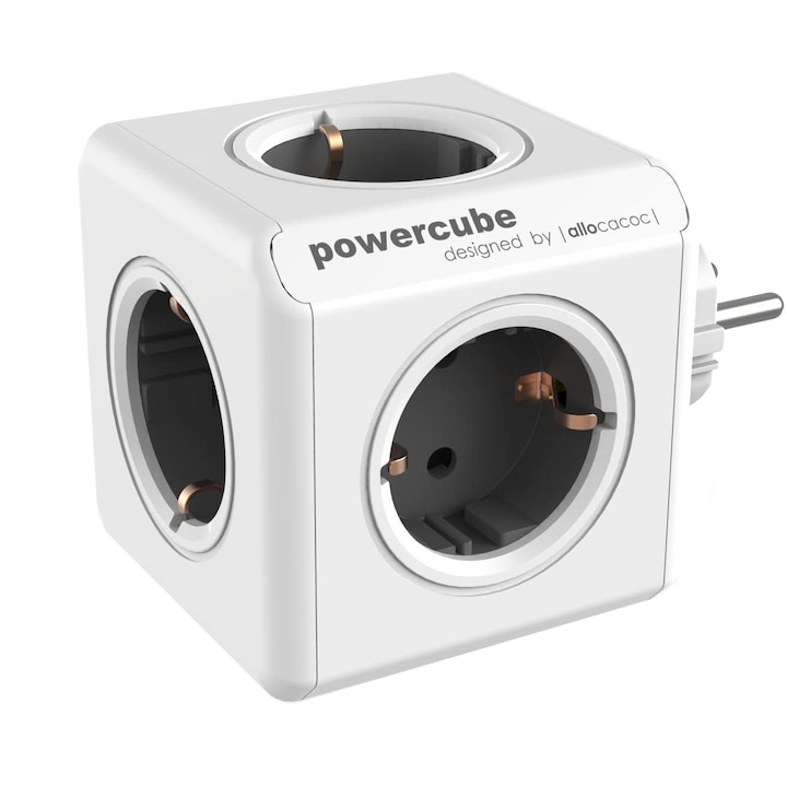 Разклонител за контакт PowerCube Allocacoc 1100GY Original Grey