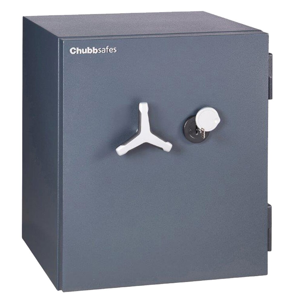 Seif certificat antiefractie si antifoc, blocare mecanica, model DuoG1 110 KL CHUBB, 690x600x561 mm, antracit