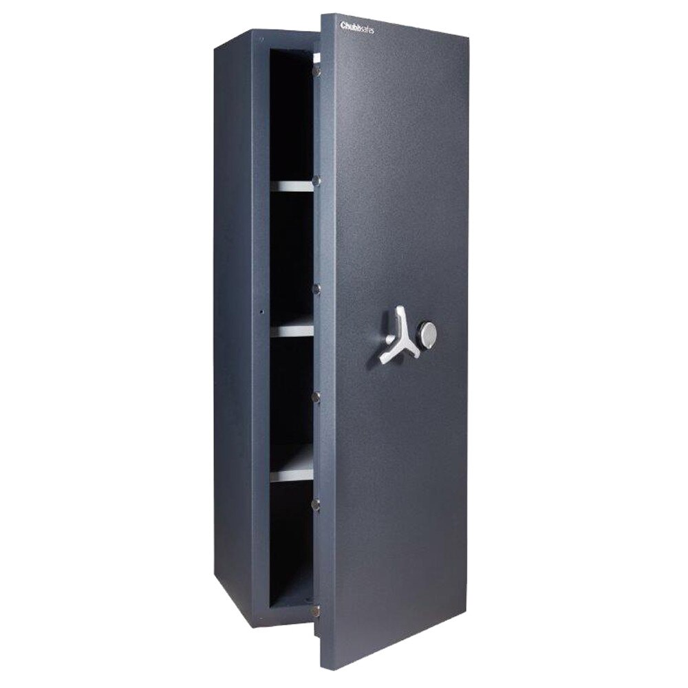 Seif mecanic, certificare antifoc si antiefractie, model DuoG2 300 KL CHUBB, 1626x626x587 mm, antracit