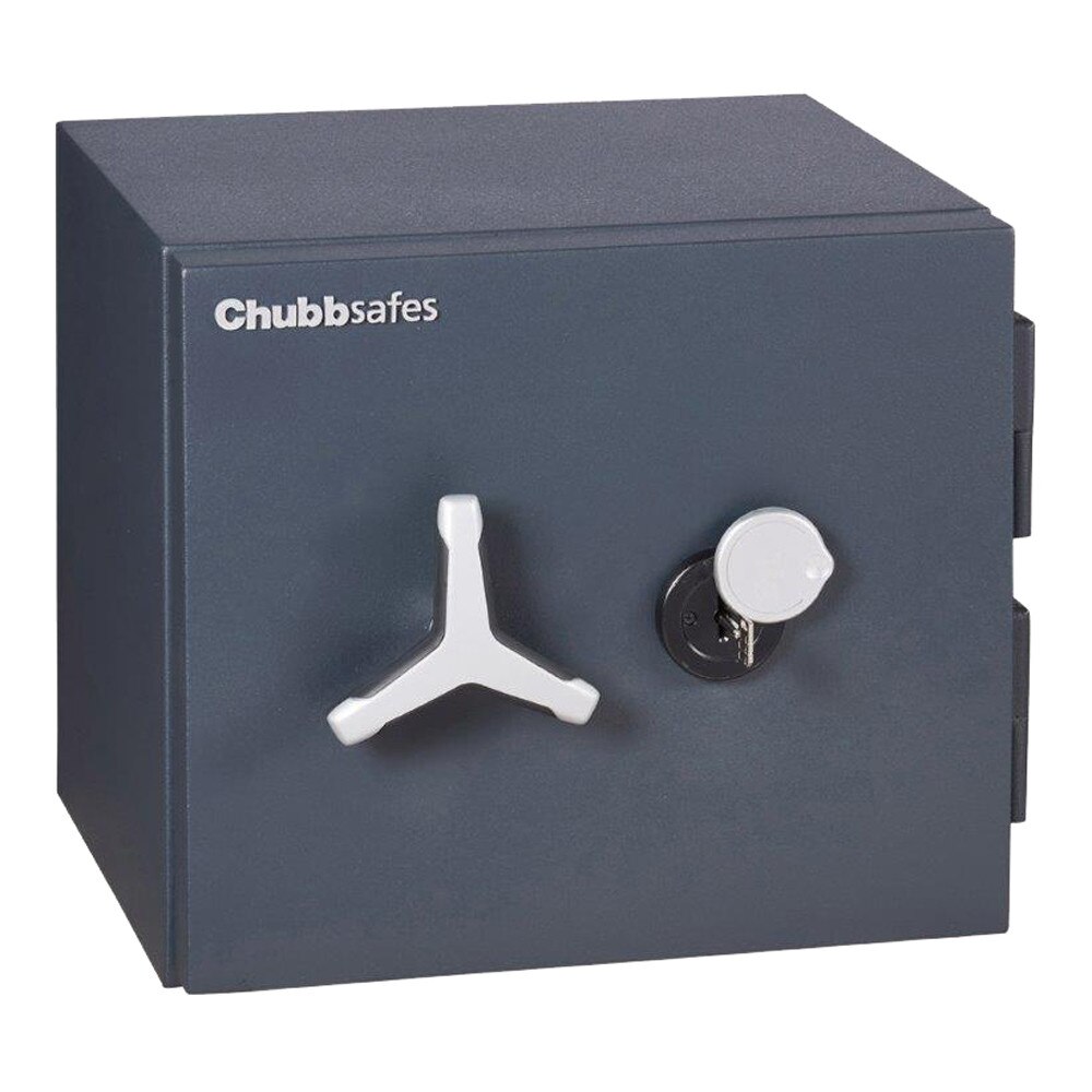Seif certificat antiefractie si antifoc, blocare mecanica, model DuoG1 40 KL CHUBB, 435x500x456 mm, antracit